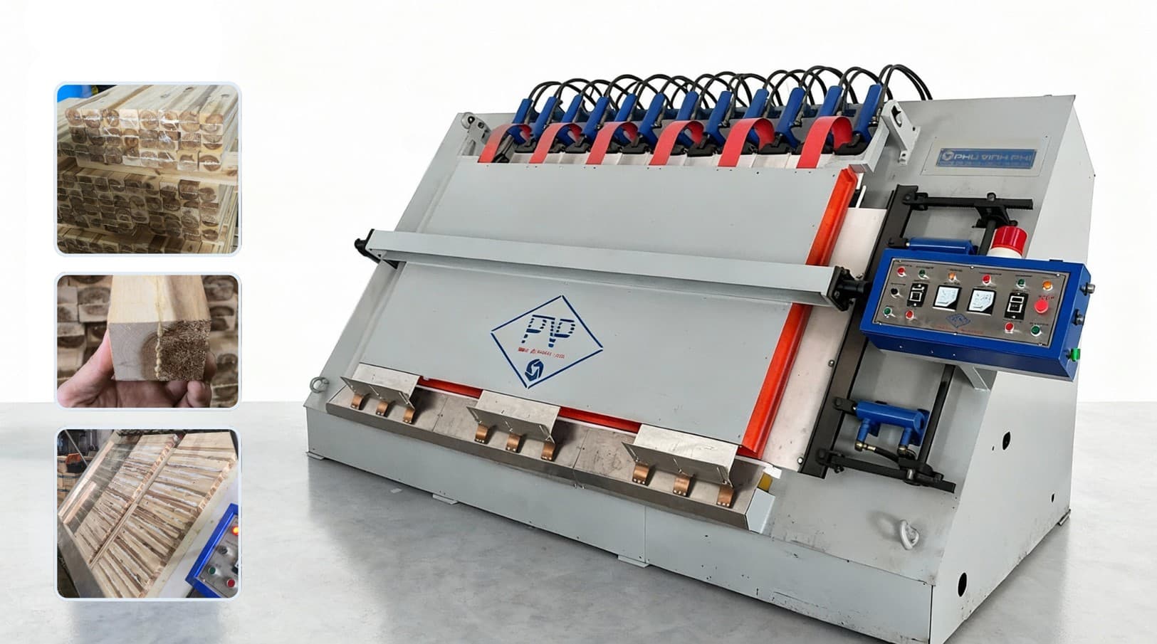 Máy ép nghiêng cao tần Phú Vinh Phi 